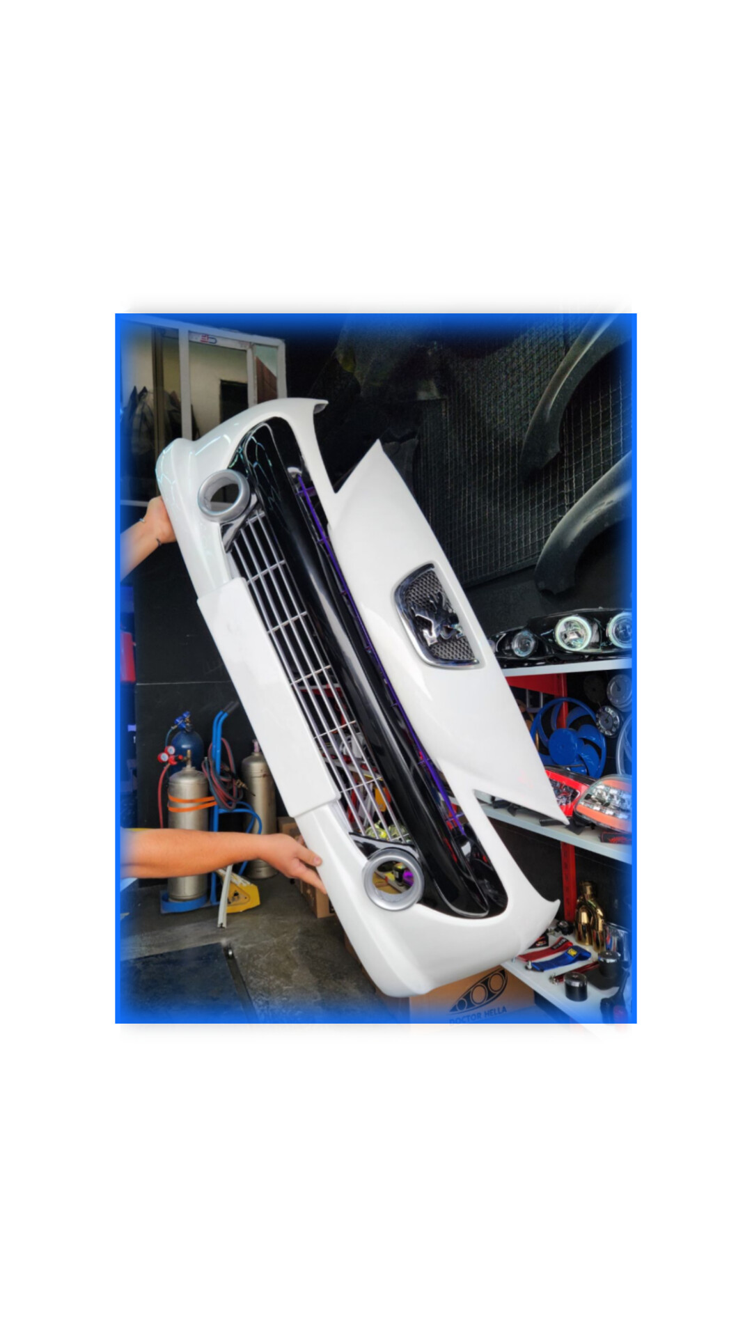 سپر آرسی 207 rc RC فایبر سفید مجموعه کامل