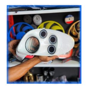 چراغ خطر هلا اینیفینیتی بی نهایت تمام فول نئون بنفش بدنه سفیدمناسب۲۰۶،۲۰۷ جفتی