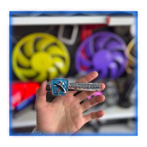 نوشته آرم پژو PEUGEOT در دو رنگ مشکی و آبی