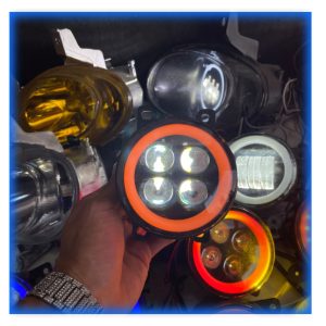 پرژکتور تایگر ایرانی تک رنگ نئون انبه ای لنزدار جفتی